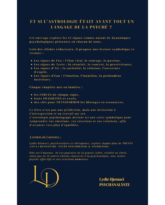 EBook - Les 12 signes et leur dynamique psychologique | Comprendre ses forces et ses fragilités